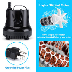 CWKJTOP tubing and hose setup connected to pump for easy installation