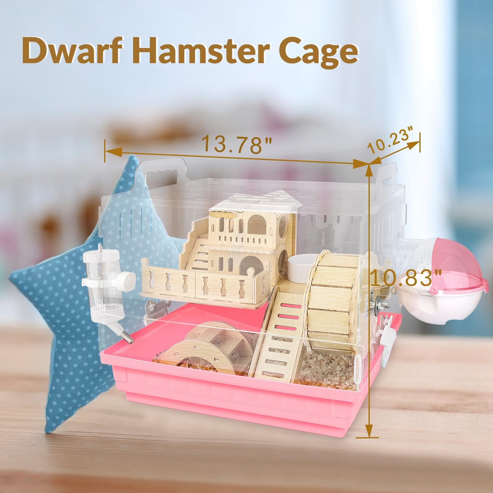 Cycodo hideout inside cage emphasizing cozy nesting and retreat space.