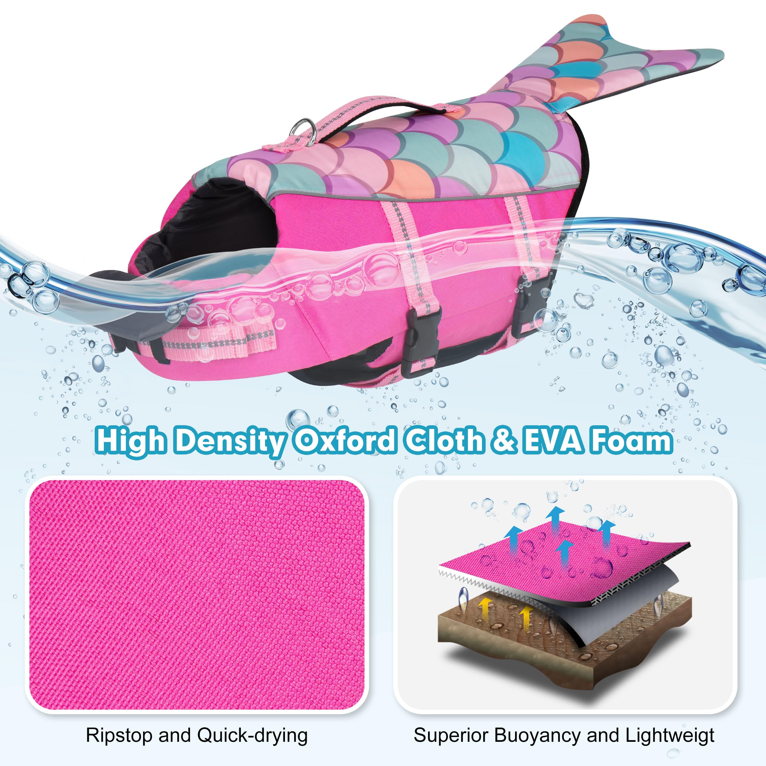 Cyeollo ripstop polyester oxford fabric offers durability and buoyancy.