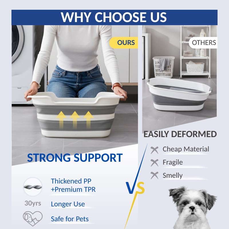 CYGNE dog bath tub in use during grooming session