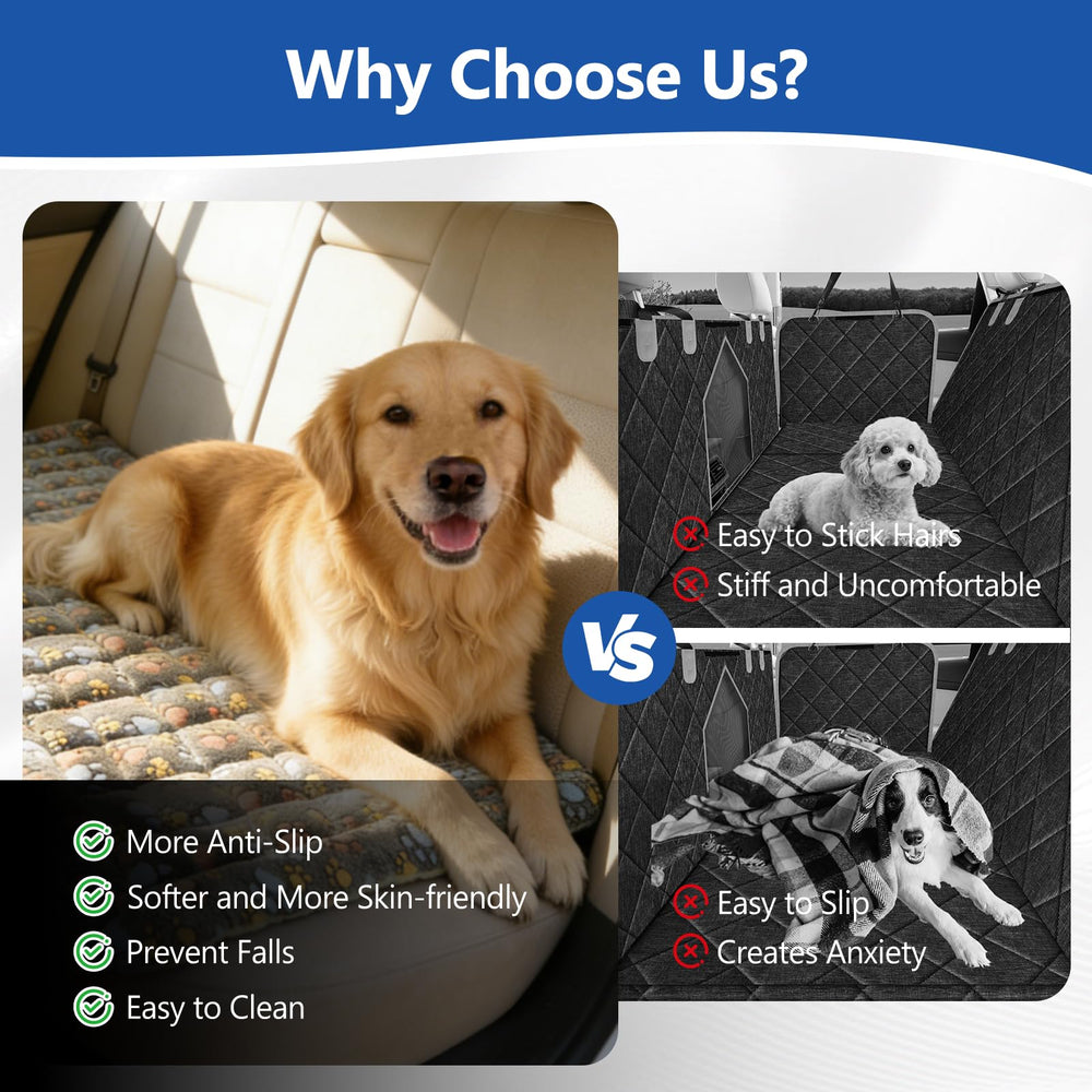 Cyhczx upgraded non-slip base anchors the bed to the hard bottom car seat.