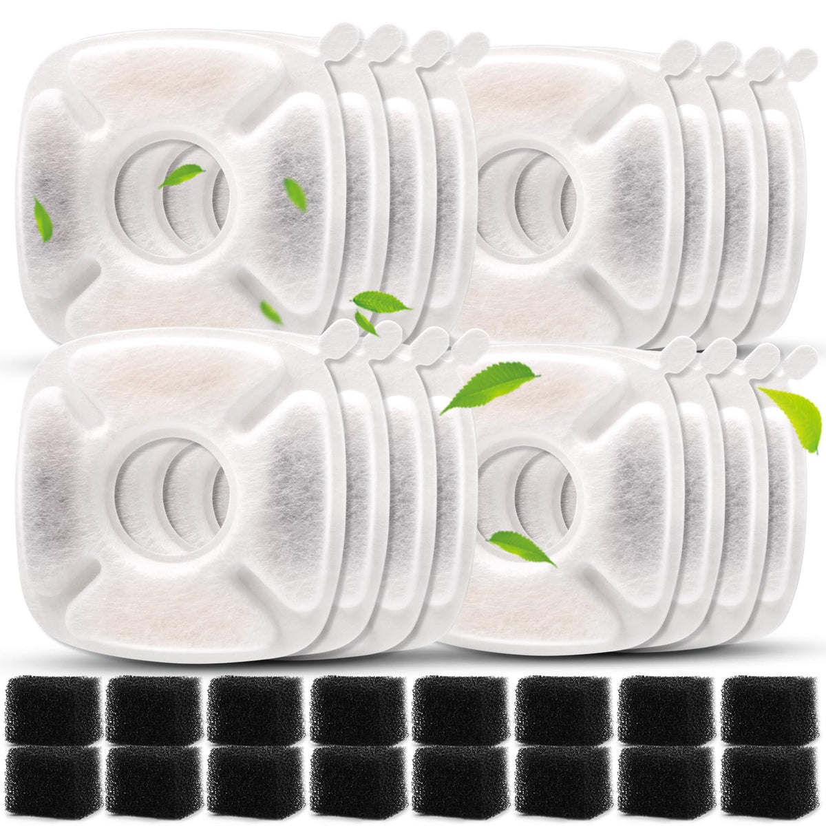 Cylomert carbon filter for pet fountain improves water taste for pets