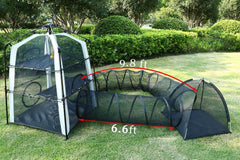 CypherX 3-tier cat tents and tunnels offering a multi-level play space.