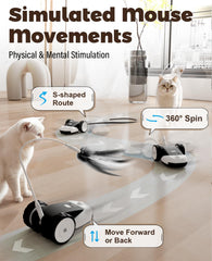 CYROS ribbon tail provides varied motion to spark natural play