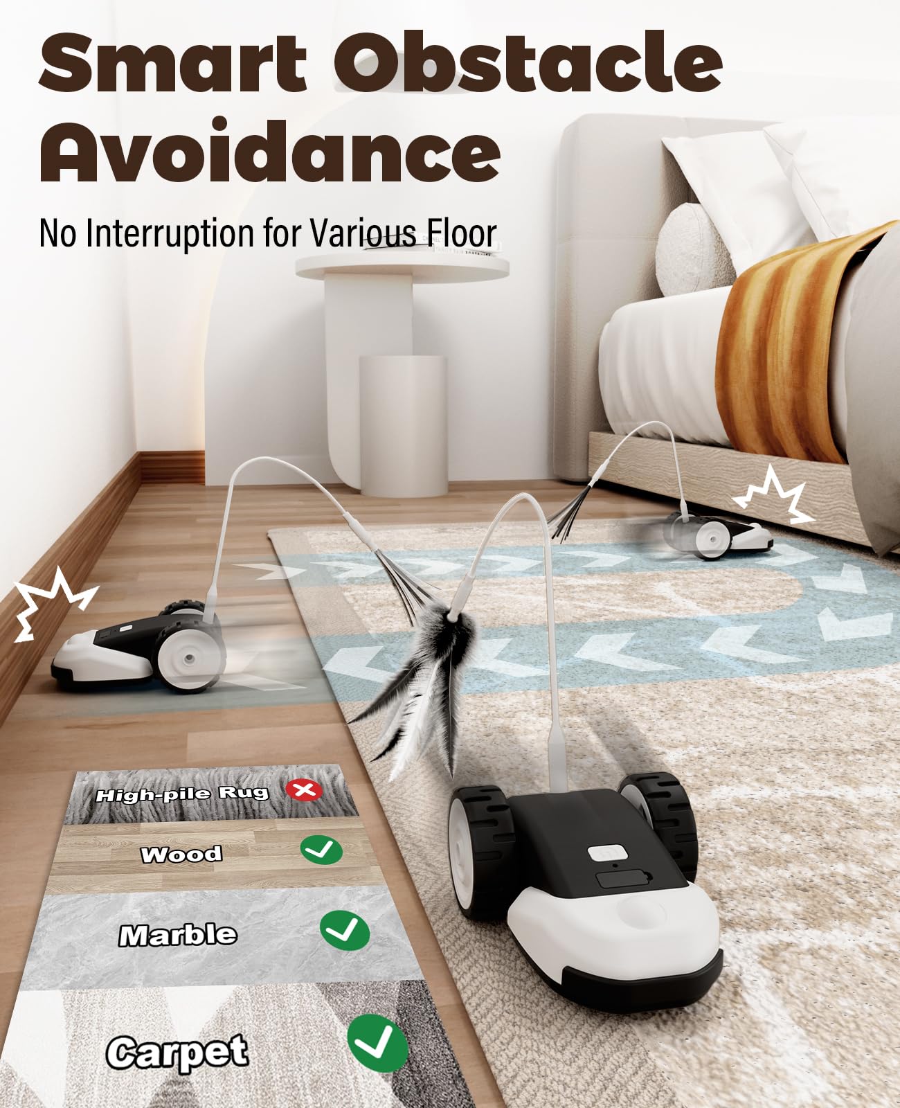 CYROS wiggly silicone tail keeps sessions dynamic and engaging