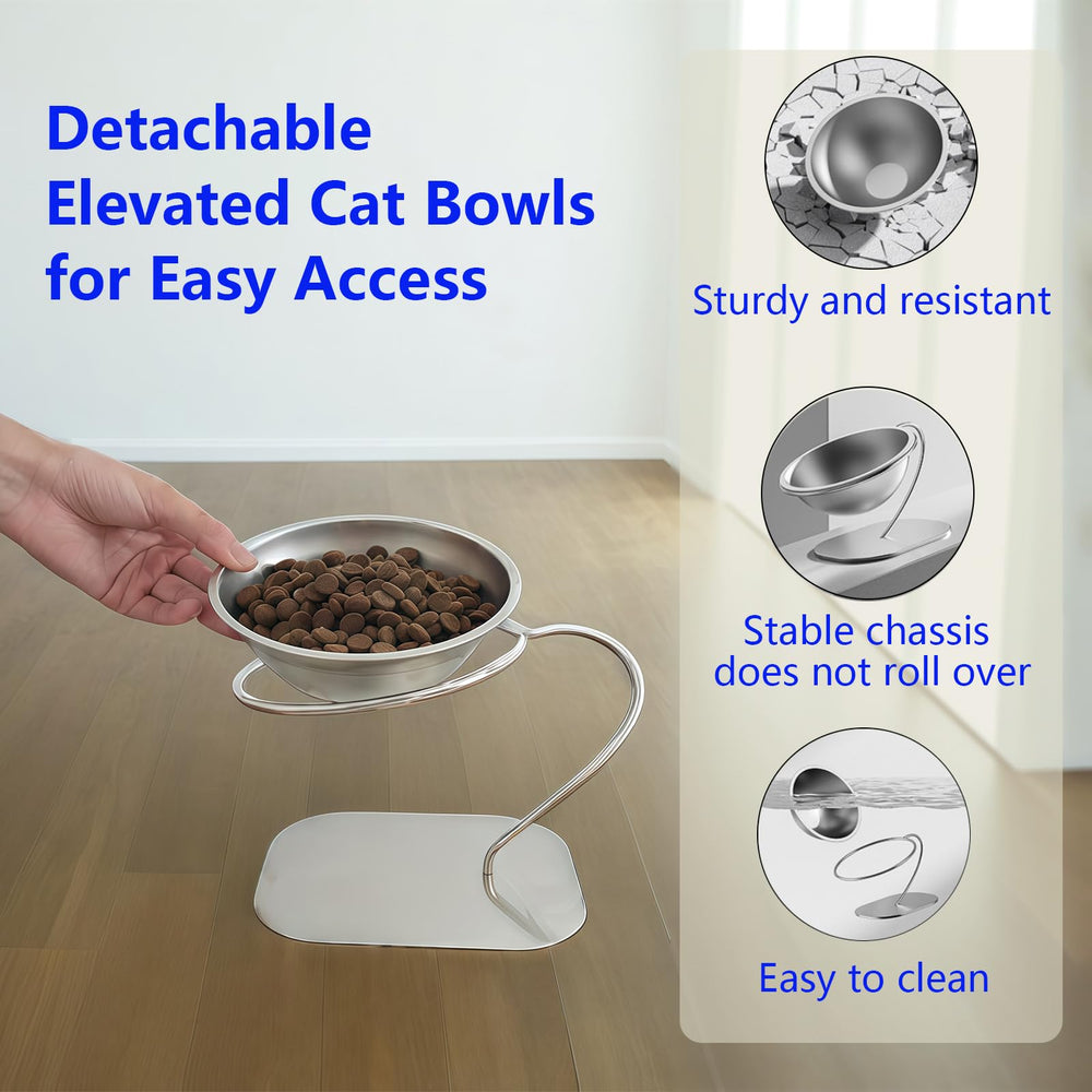 CYUmail Anti-rollover base keeps bowls steady during active mealtimes