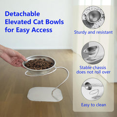 CYUmail stainless steel bowls resist rust and are easy to sanitize.