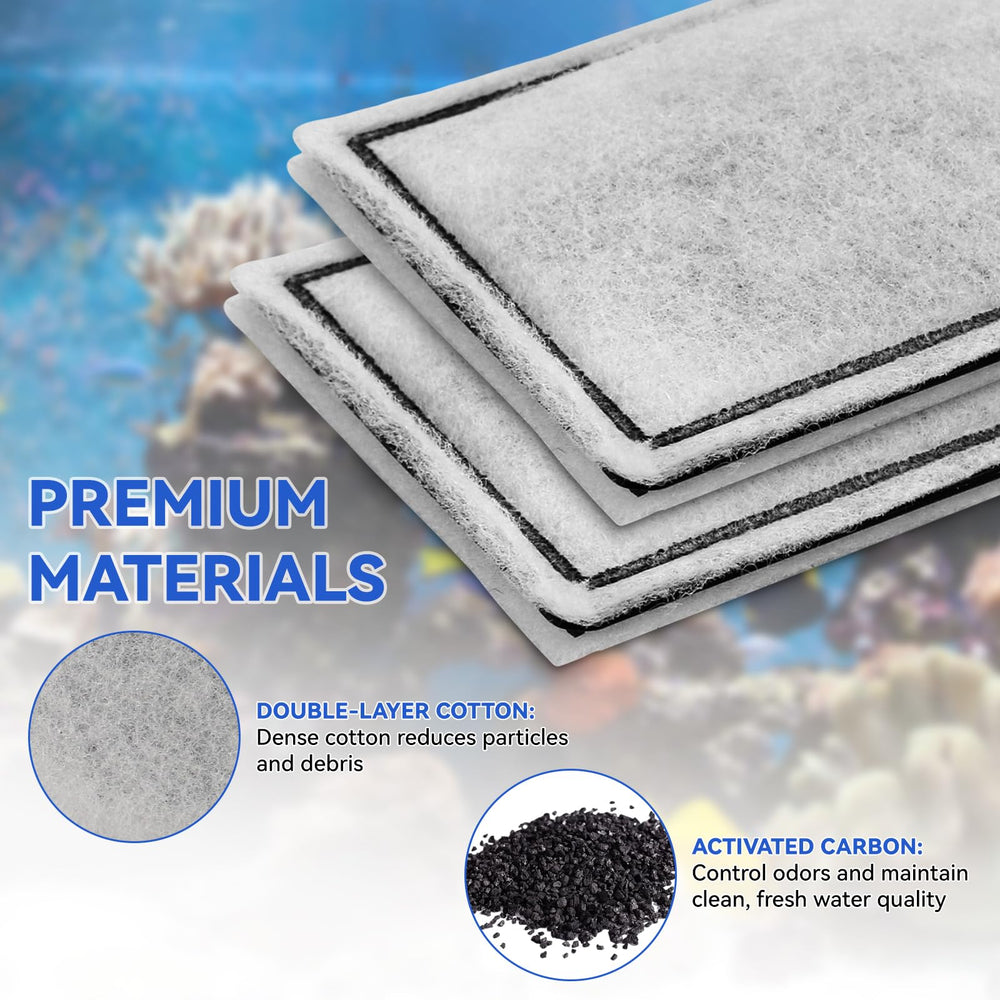 Eight-pack replacement cartridges offer long-term compatibility with Top Fin systems.
