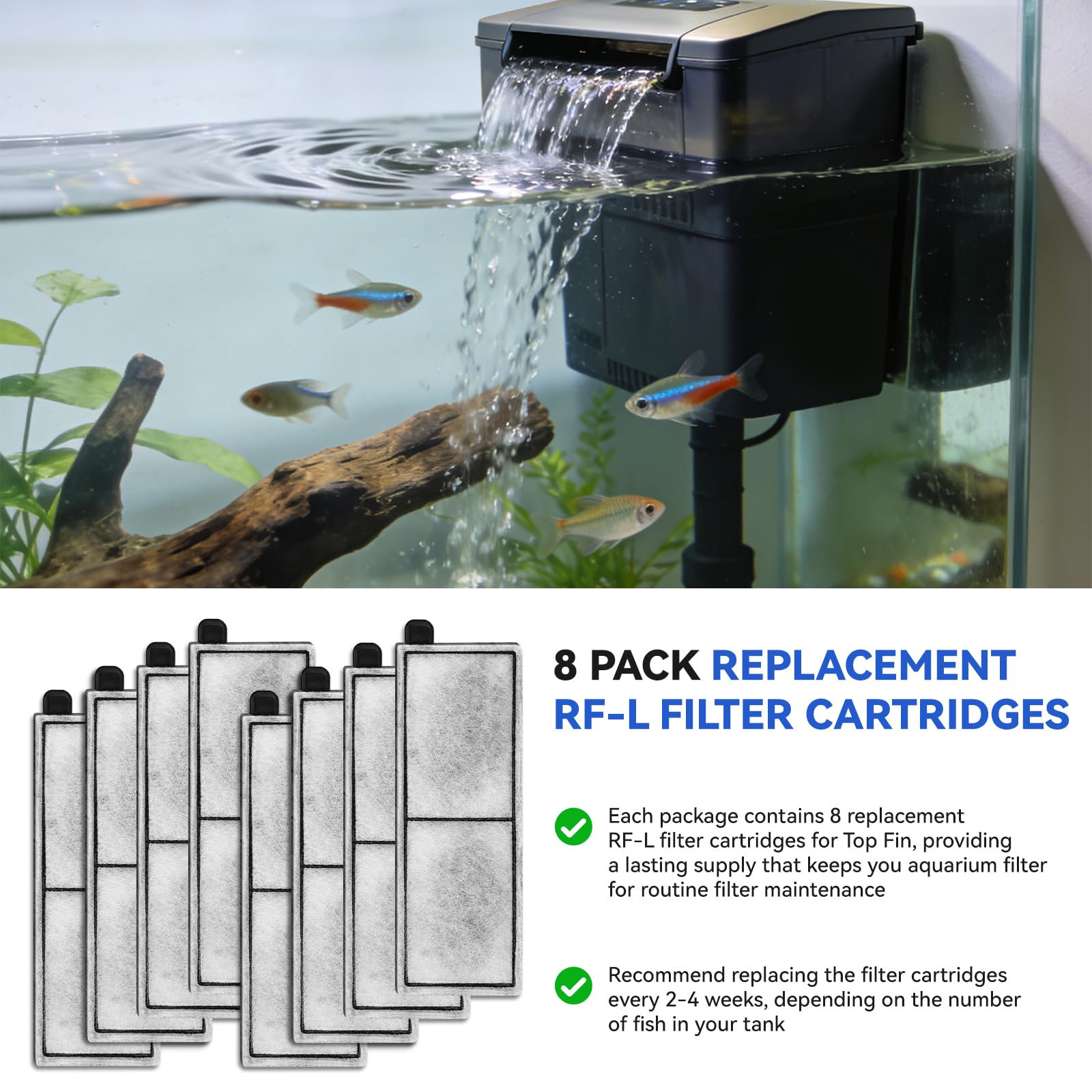 Rinse before use for quick installation and ongoing aquarium upkeep.