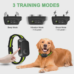 CZCCWD Bark Collar with 5 sensitivity levels enables customized training.