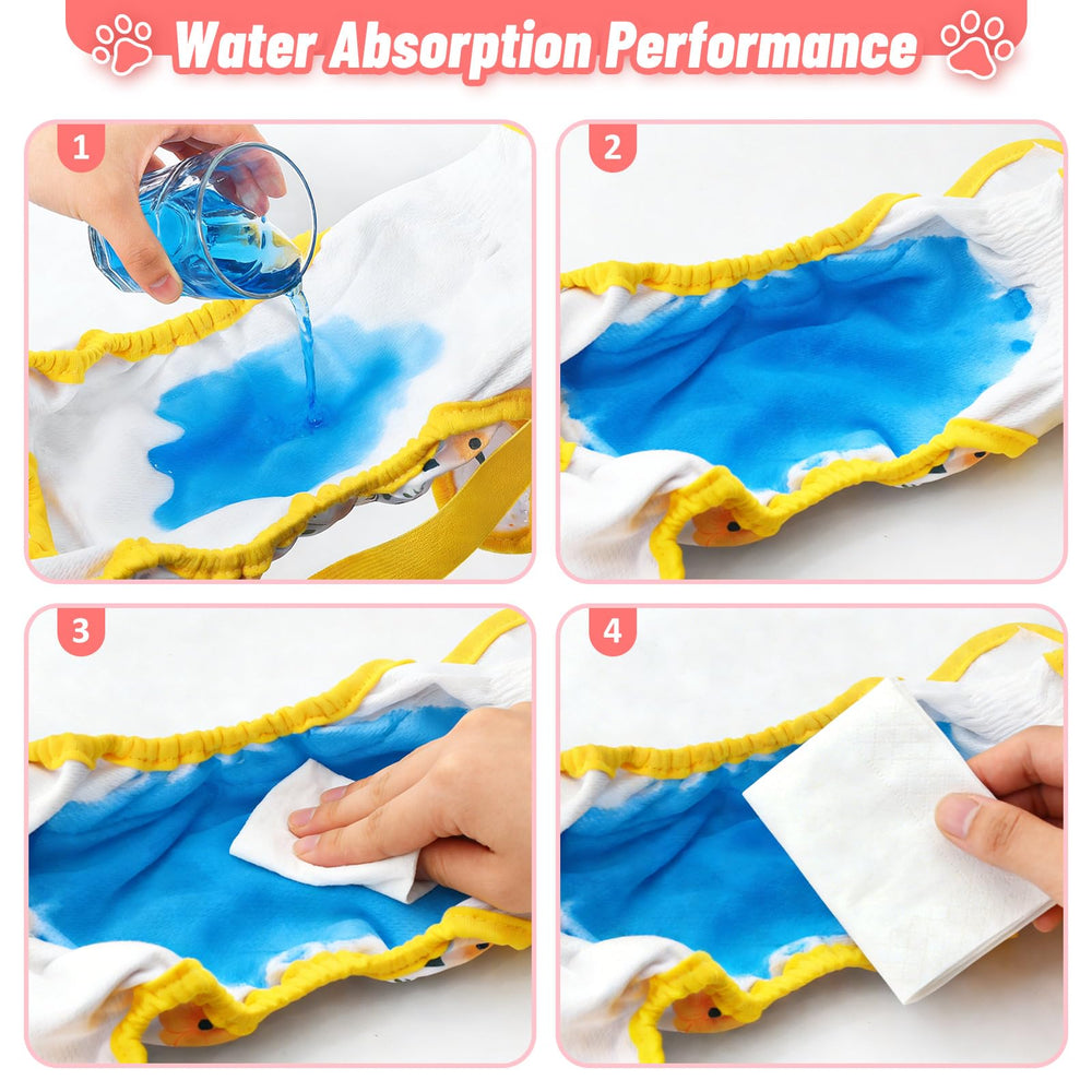 CZMIYRPY absorbent layers trap moisture and protect floors from accidents.