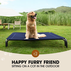 Czpalo dog bed mesh material demonstrates breathable Teslin support.