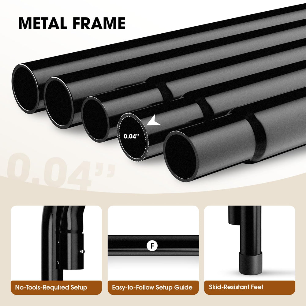 Czpalo metal frame close-up emphasizing sturdy construction and durable support.