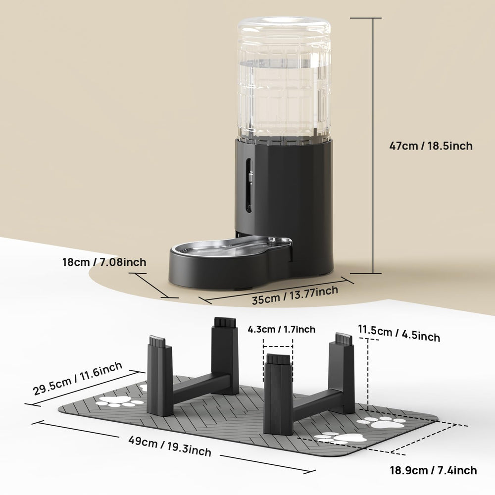CZPET see-through reservoir lets you monitor water levels at a glance