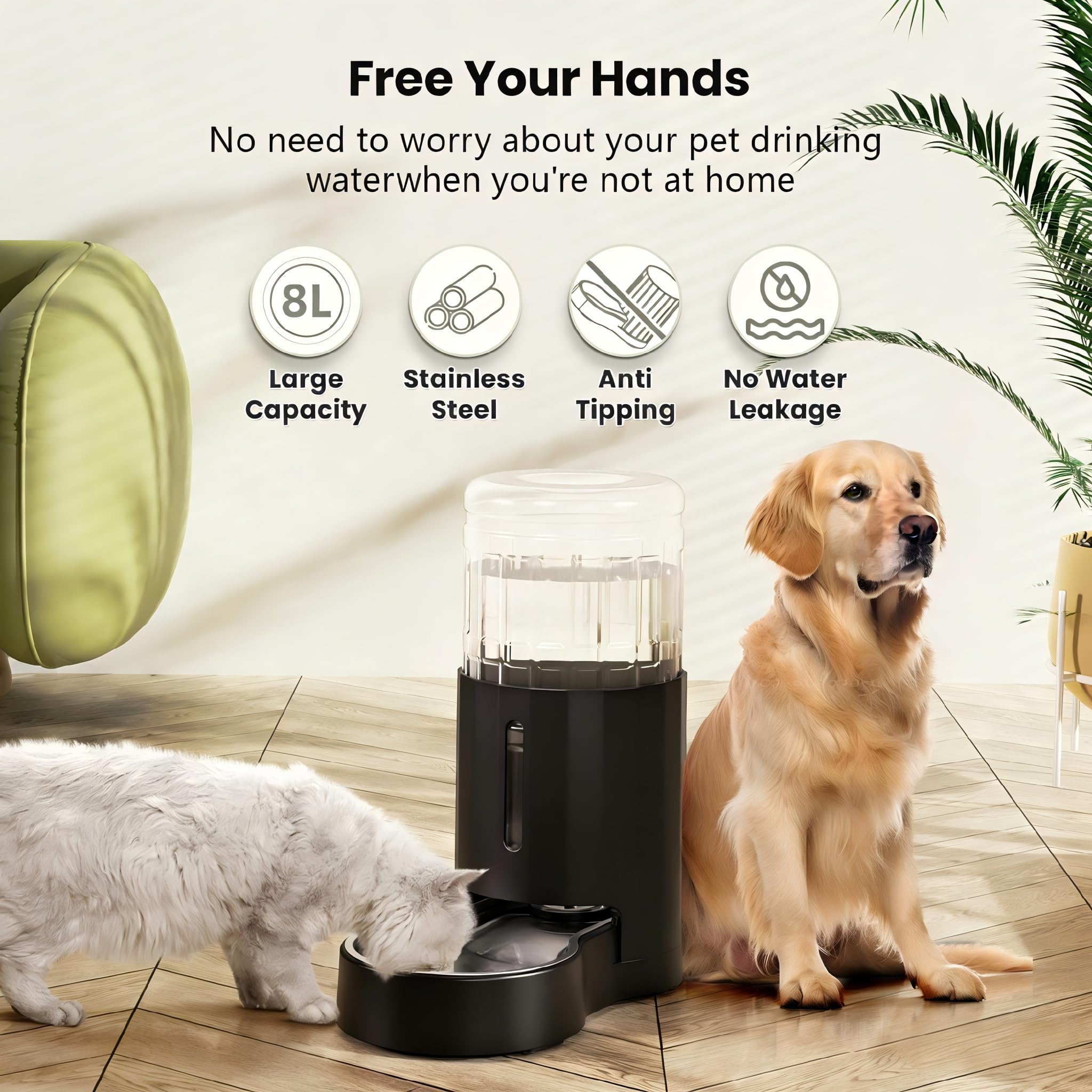 CZPET wide-mouth design for easy cleaning and refilling