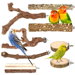 CZWESTC forked grapevine branch 9.8in promotes natural climbing and secure grip.
