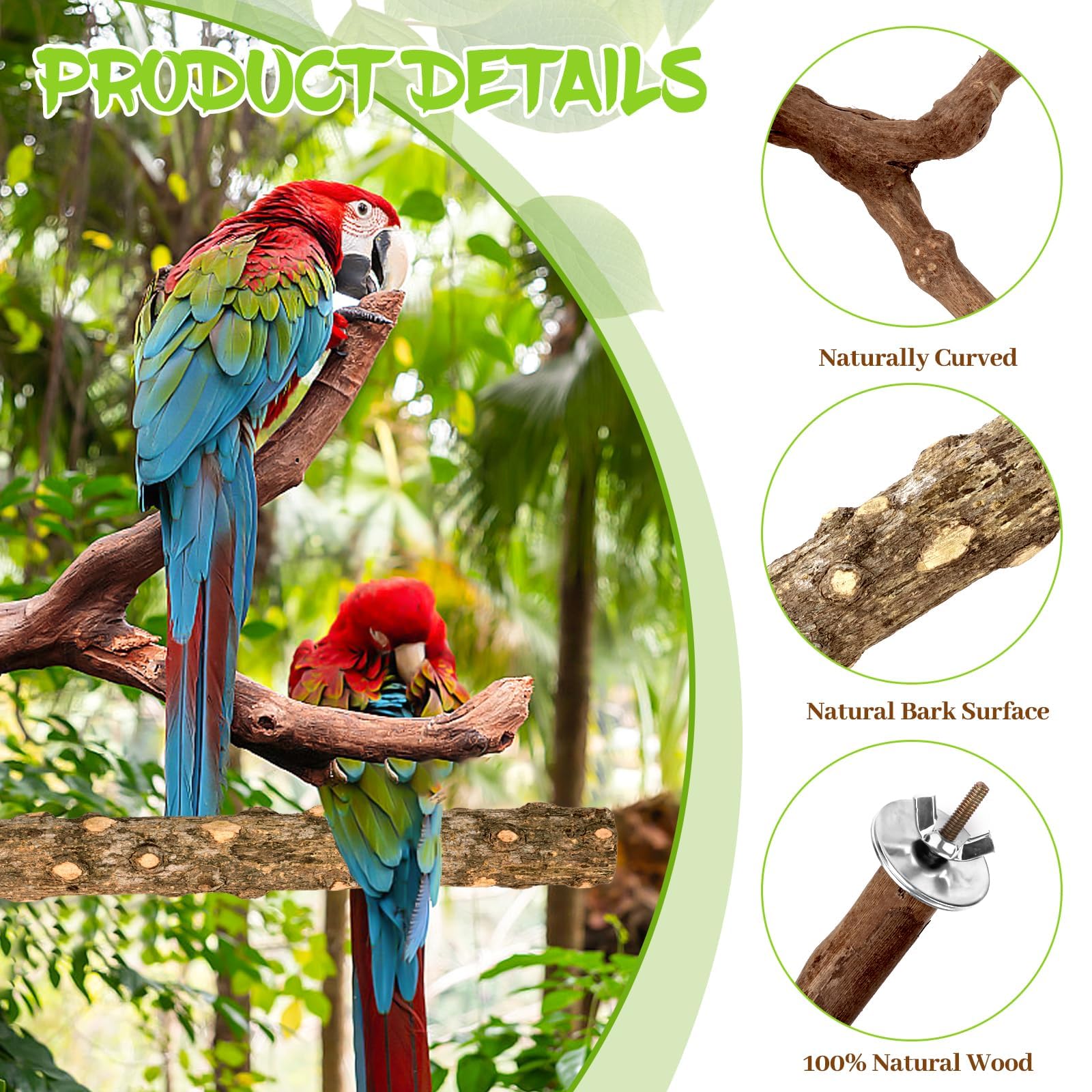CZWESTC prickly ash stick 7.9in offers textured chewing surface.