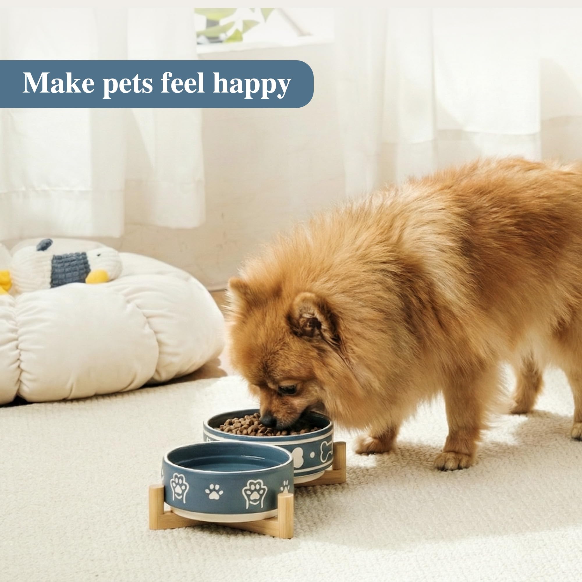 Dafuceramic compact feeding station fits small spaces