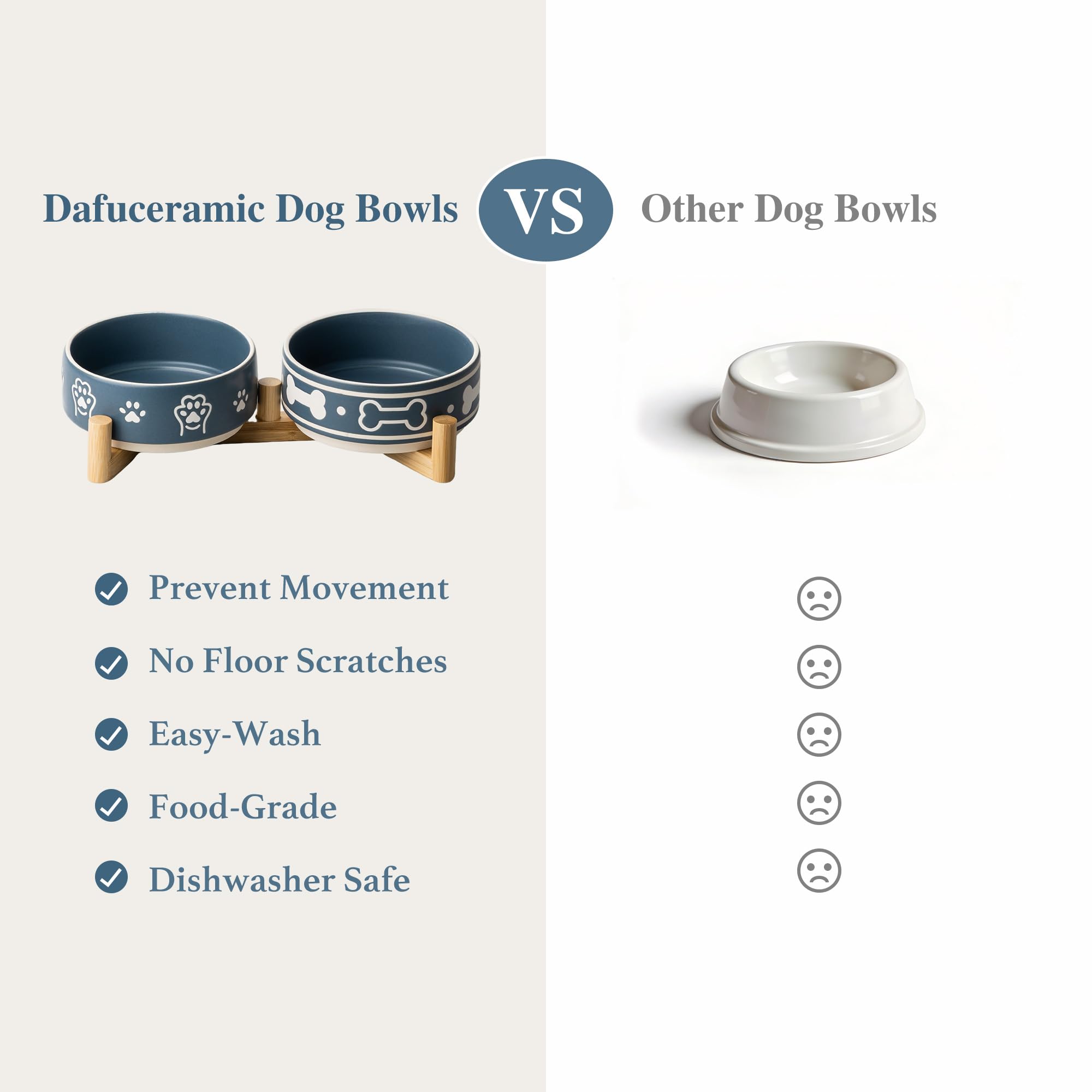 Dafuceramic easy-clean glaze resists stains and odors