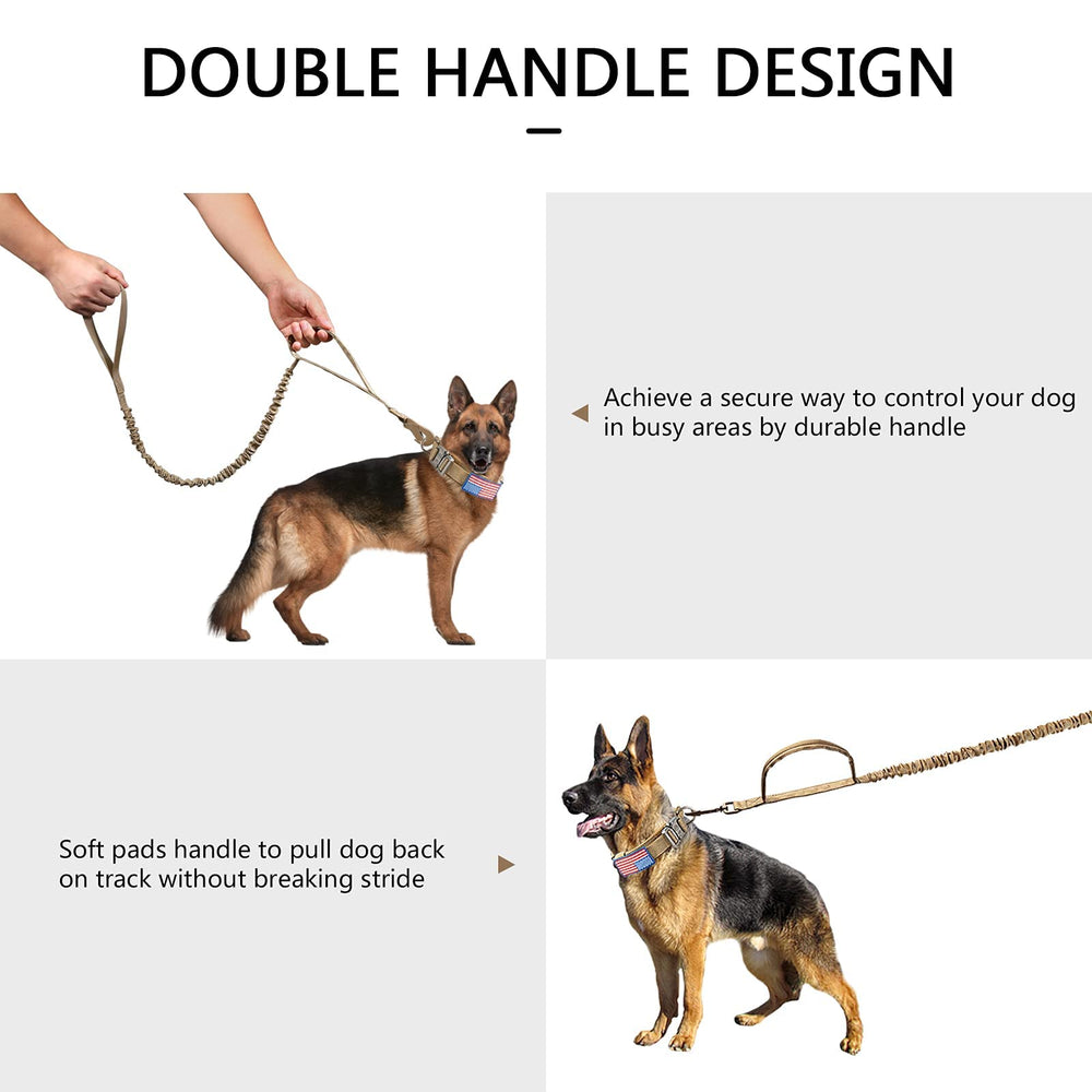 DAGANXI collar size L in brown suitable for medium to large dogs