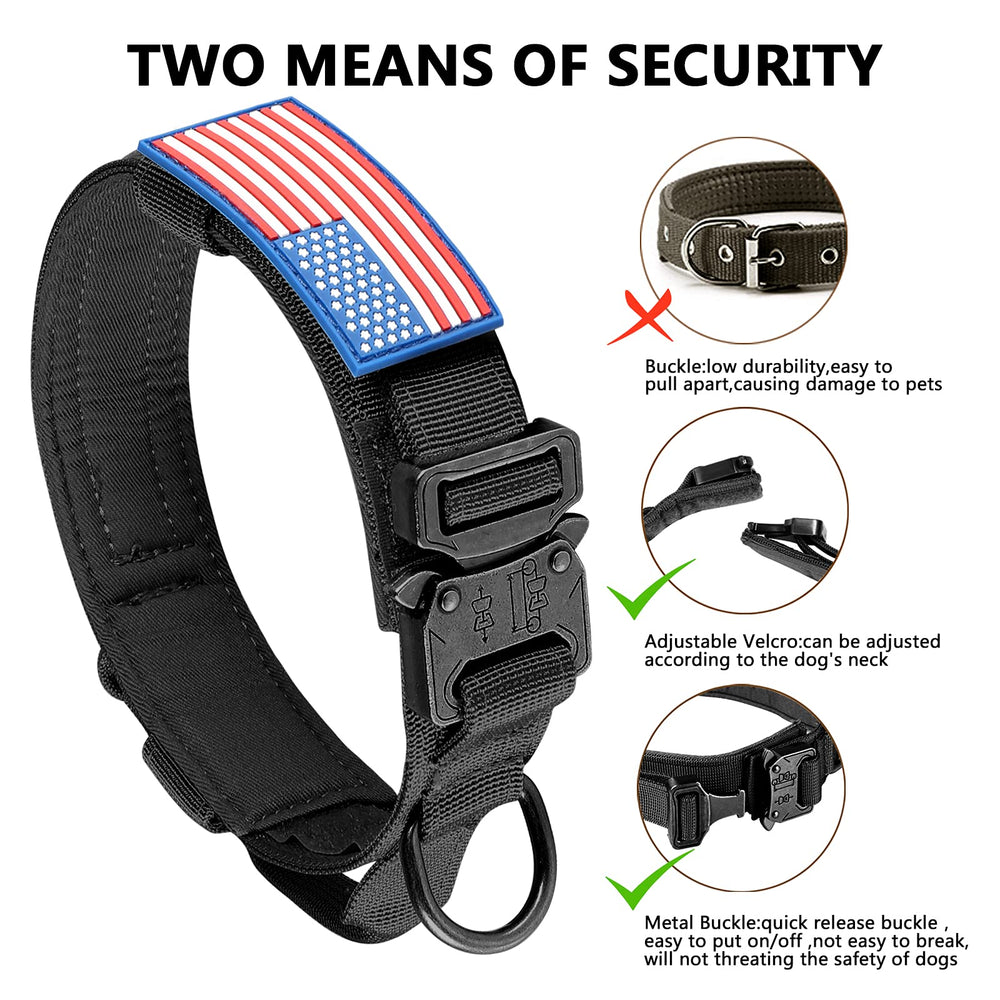 DAGANXI heavy-duty metal buckle with quick-release for easy fitting.