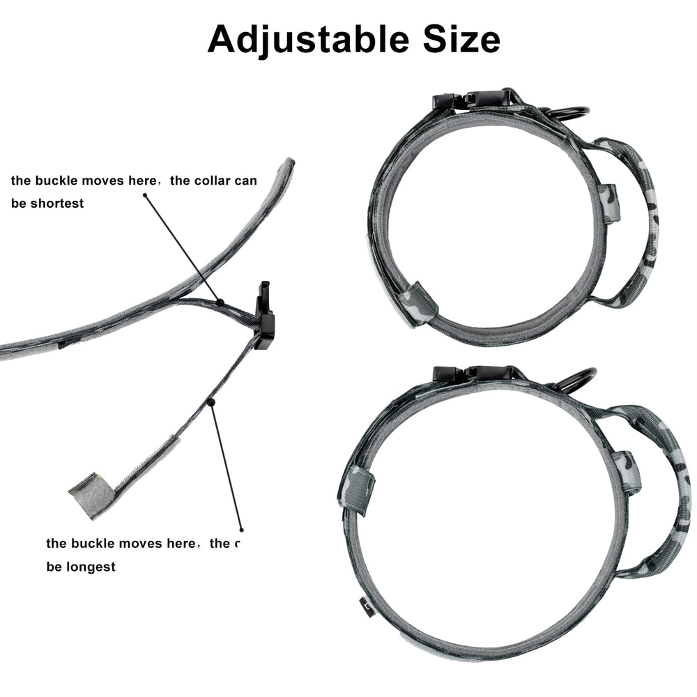 DAGANXI Tactical Collar durable buckle detail for reliability.