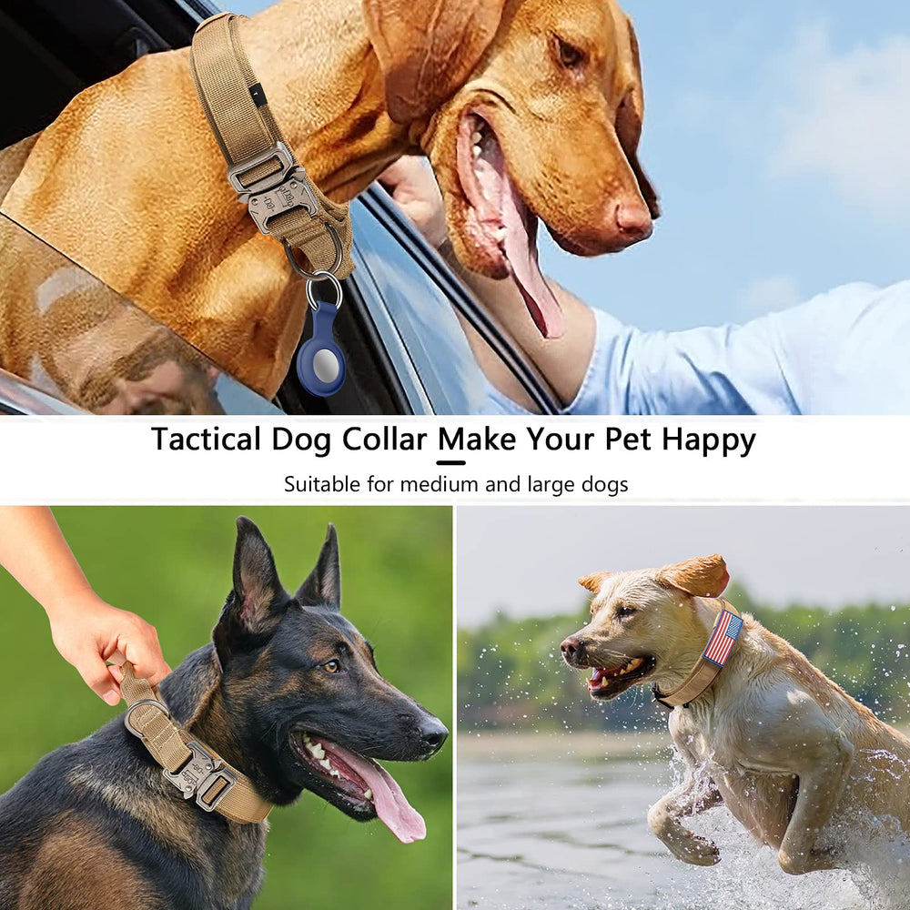 DAGANXI Tactical Dog Collar size chart image to help you achieve a proper fit