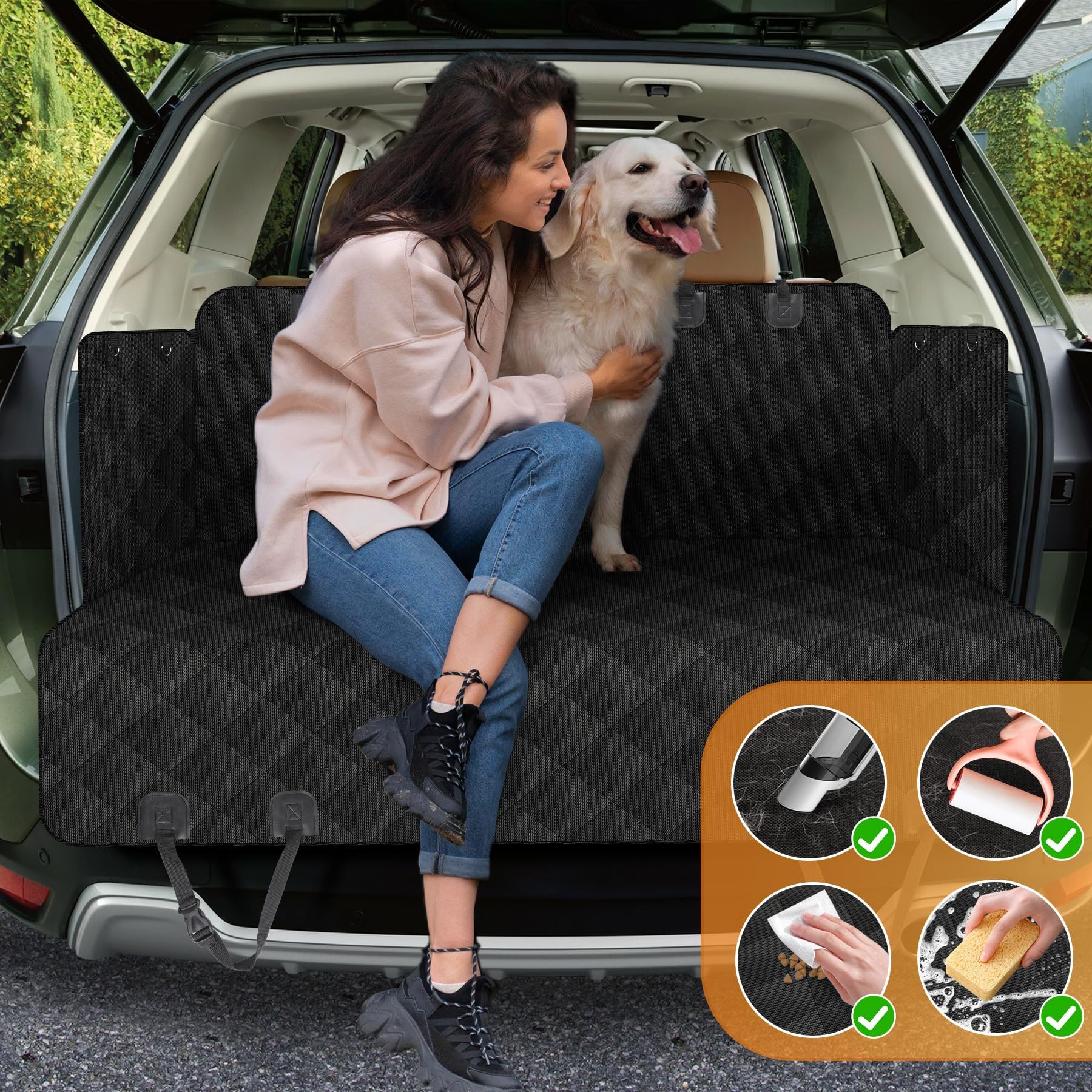 Daitore reinforced stitching withstands active dogs and frequent use.