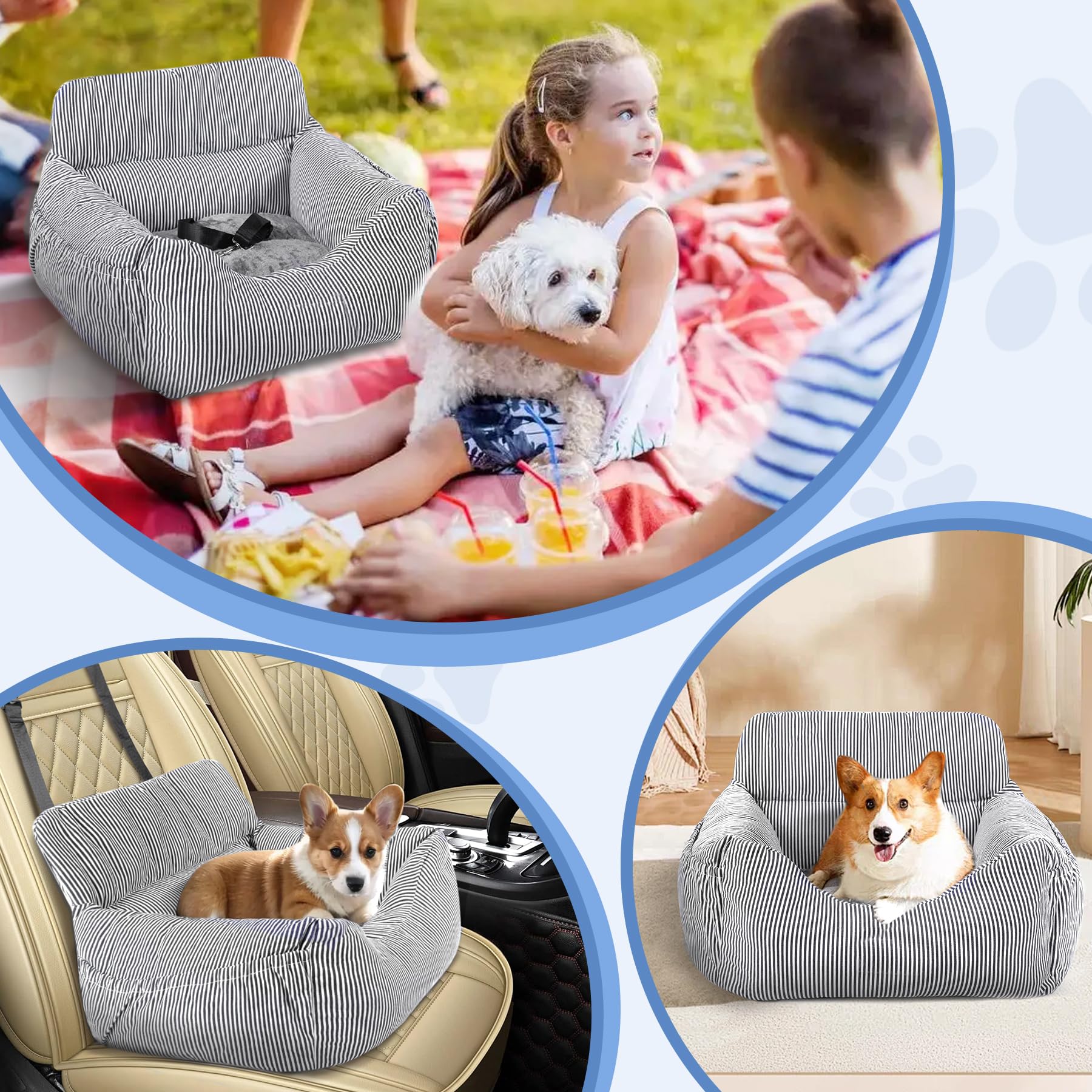 Daitore 55x50x30 cm interior invites the dog to curl up.