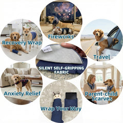 DAJIDALI anxiety vest with silent fabric for quiet wearing and removal
