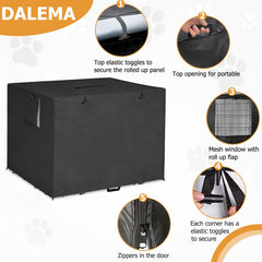 Dalema side vent shows breathable airflow for calmer, comfortable dogs.