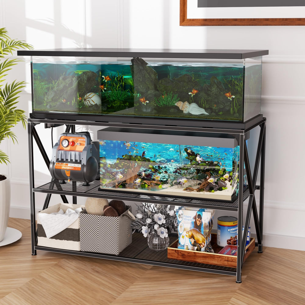 DALEMHOME tabletop fits 55-75 gallon tanks for stability.