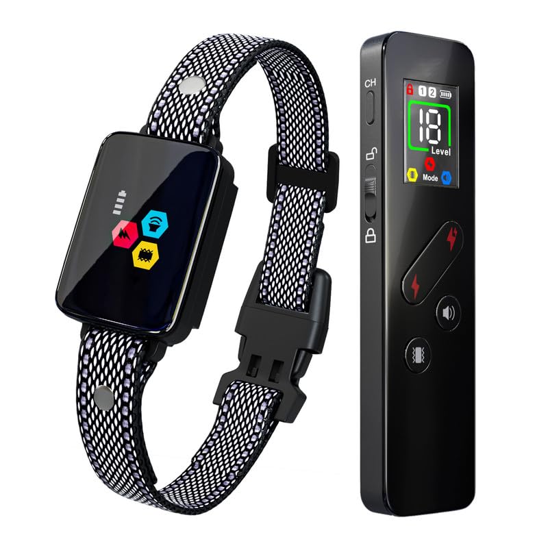 Dali Energy Cat bark collar with remote setup for quick training control