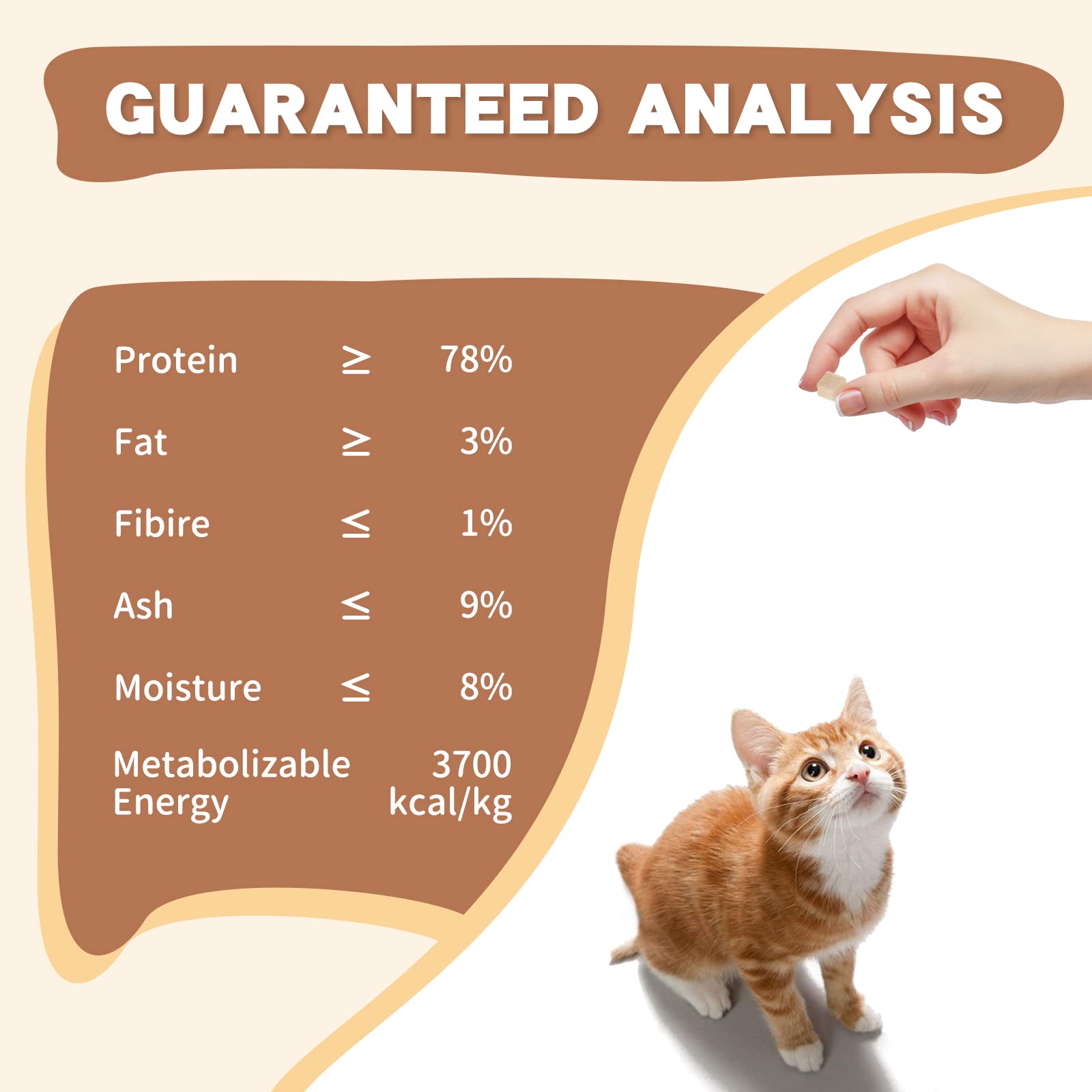Dancing Tail training treats in chicken cubes, ideal for rewarding good behavior.