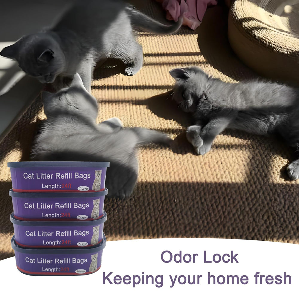 Easy-use refill process with knot tying and center-film threading.