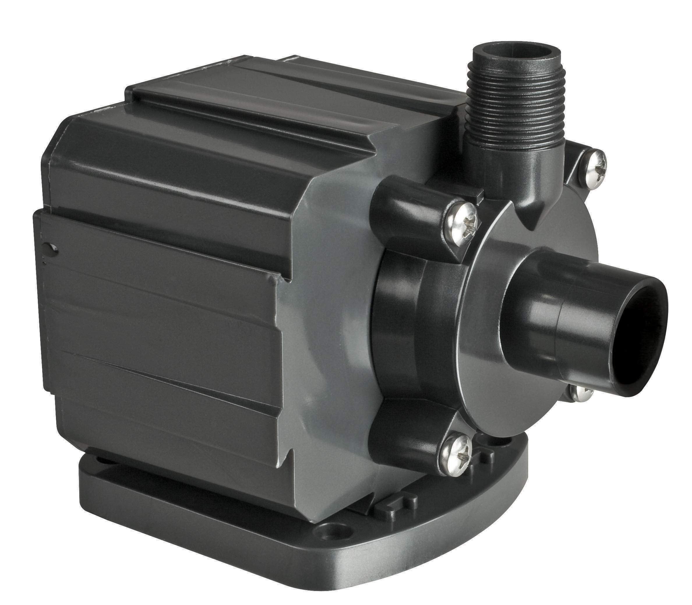Danner Supreme Aqua-Mag 350GPH pump front view showing compact body and intake