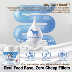 Dapoprren goat milk creamy flavor helps picky cats accept daily supplements