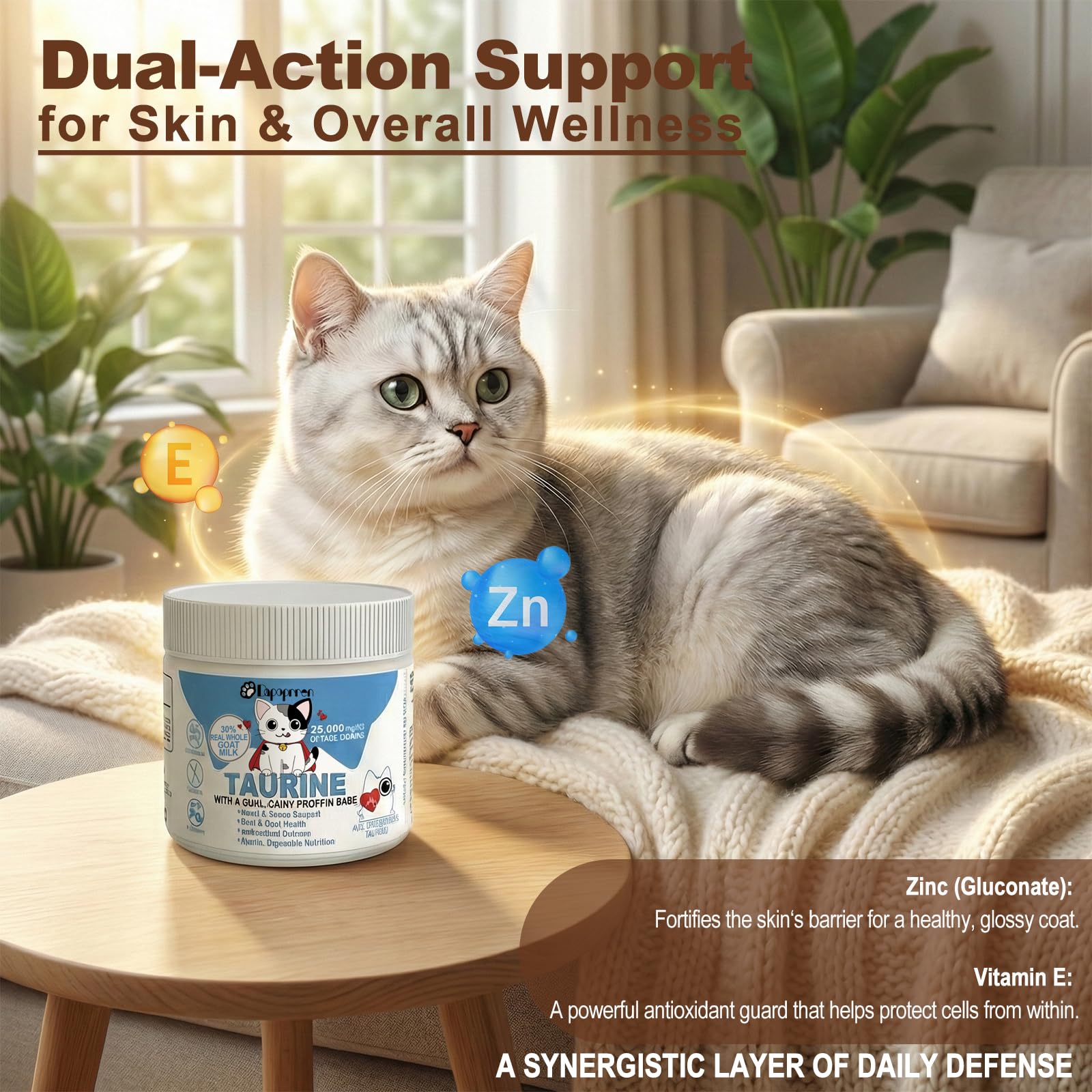 Dapoprren hydrolyzed protein aids absorption for easy digestion