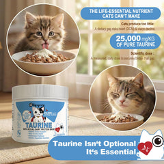 Dapoprren taurine vision support for cats promotes retinal vitality