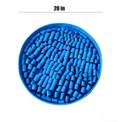 DasTior Snuffle Mat shows three suction cups securing on smooth floors for safe play
