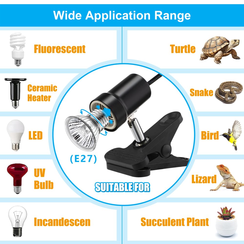 DaToo 360-degree head lets you angle light precisely.