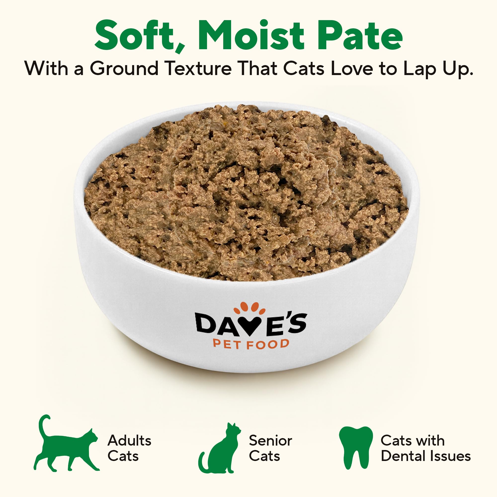 12-pack of Dave's Pet Food cans for convenient bulk order savings.
