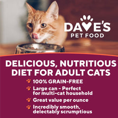 Dave's Cat eating tuna-salmon dinner in aspic demonstrates palatability