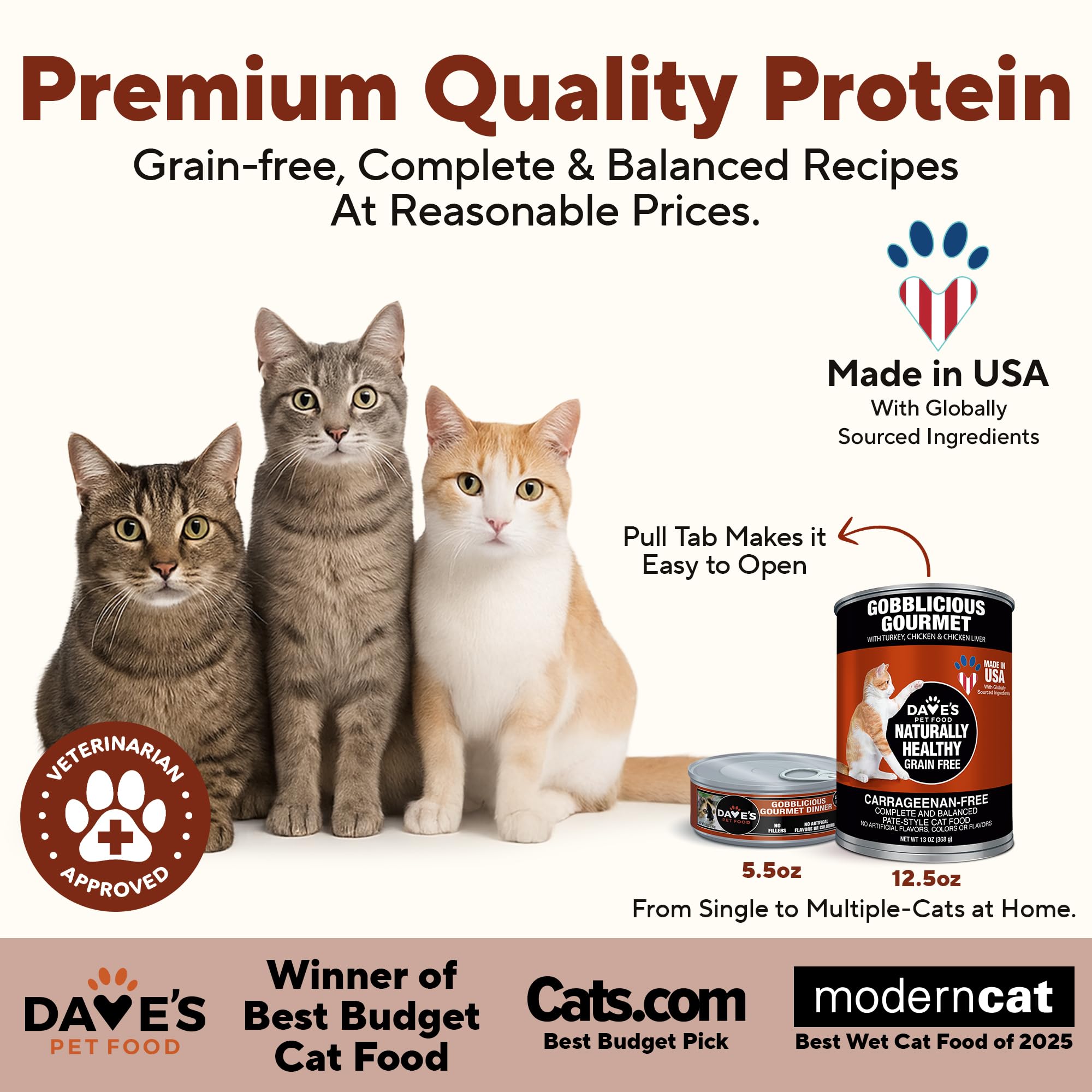 Dave's Pet Food grain-free pate served in bowl for easy feeding