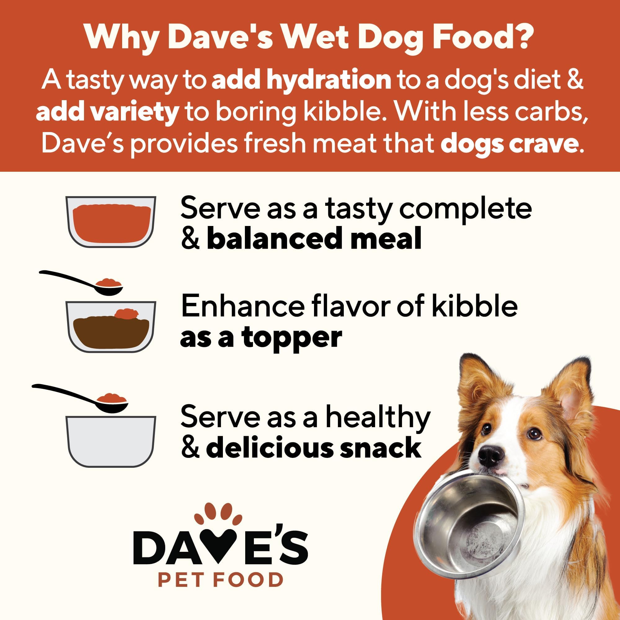 Close-up of Dave’s topper ingredients with pork and sweet potato
