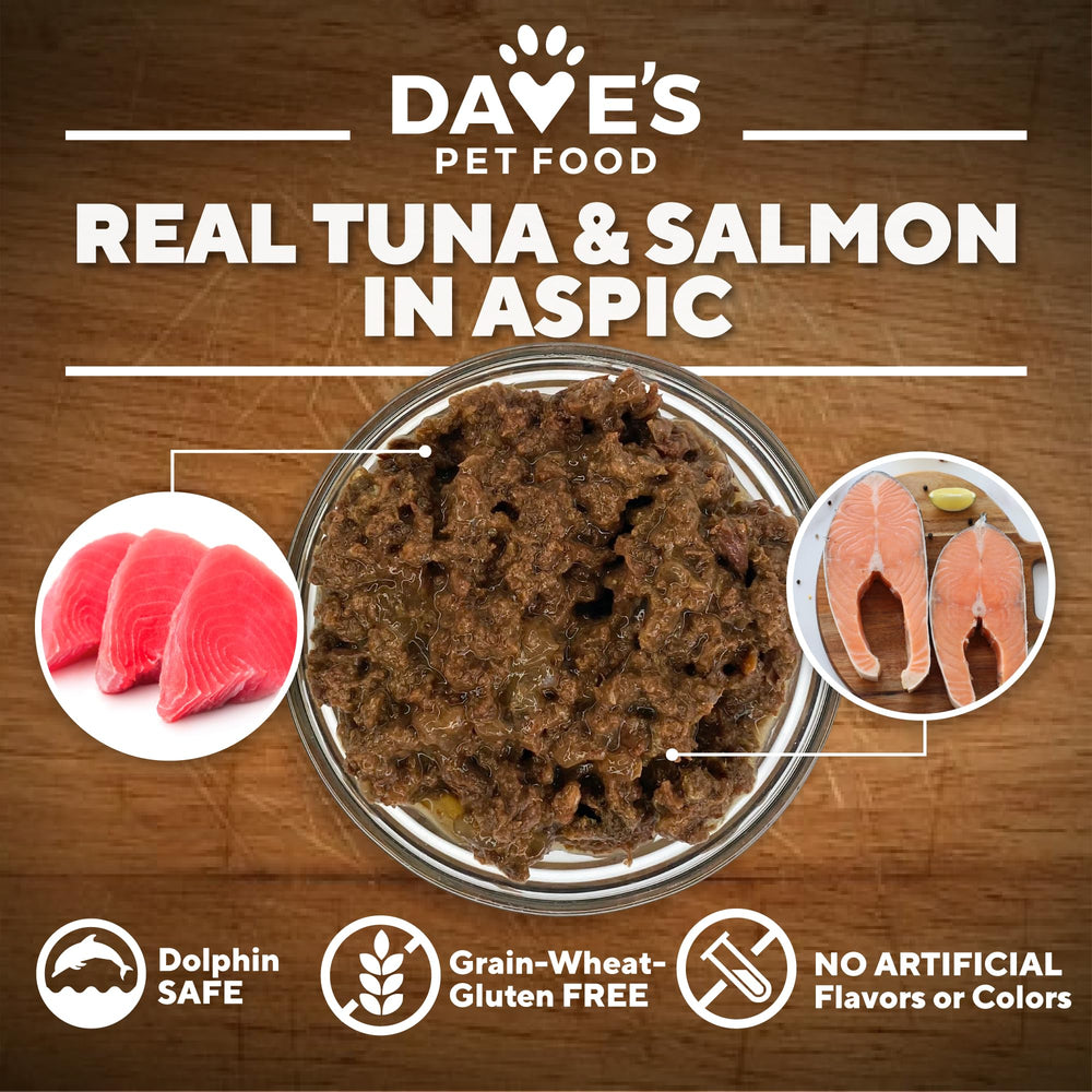 Dave's Pet Food nutrition label close-up shows added vitamins and minerals