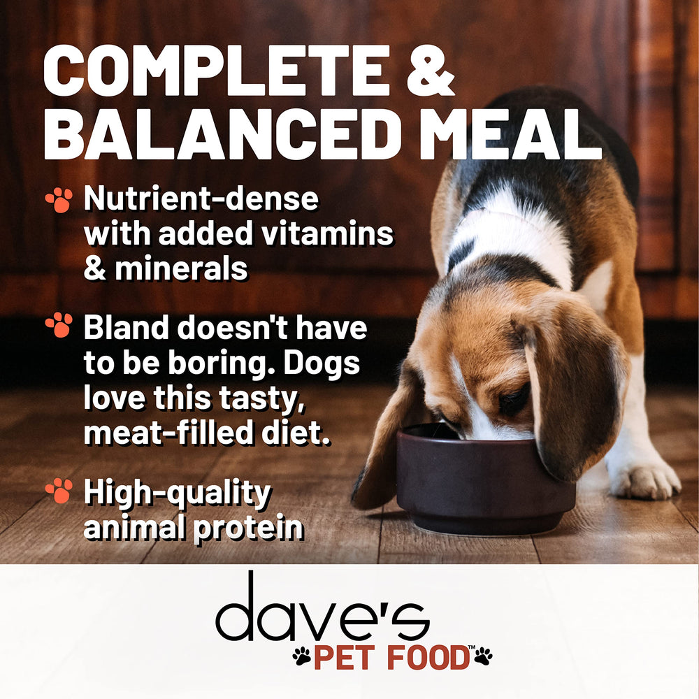 Dave's Pet Food Made in USA stamp on packaging