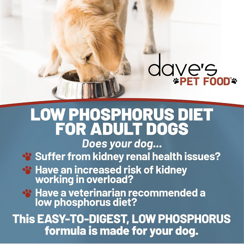 Dave's Pet Food omega-3 fortified nutrition graphic emphasizes EPA and DHA.