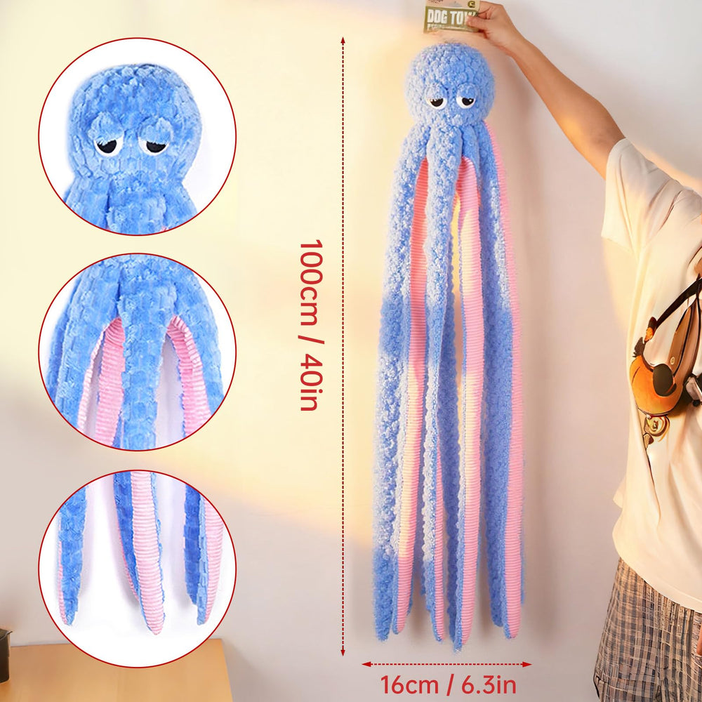 Dayingjiang octopus toy with long tentacles ideal for tugging interactions.