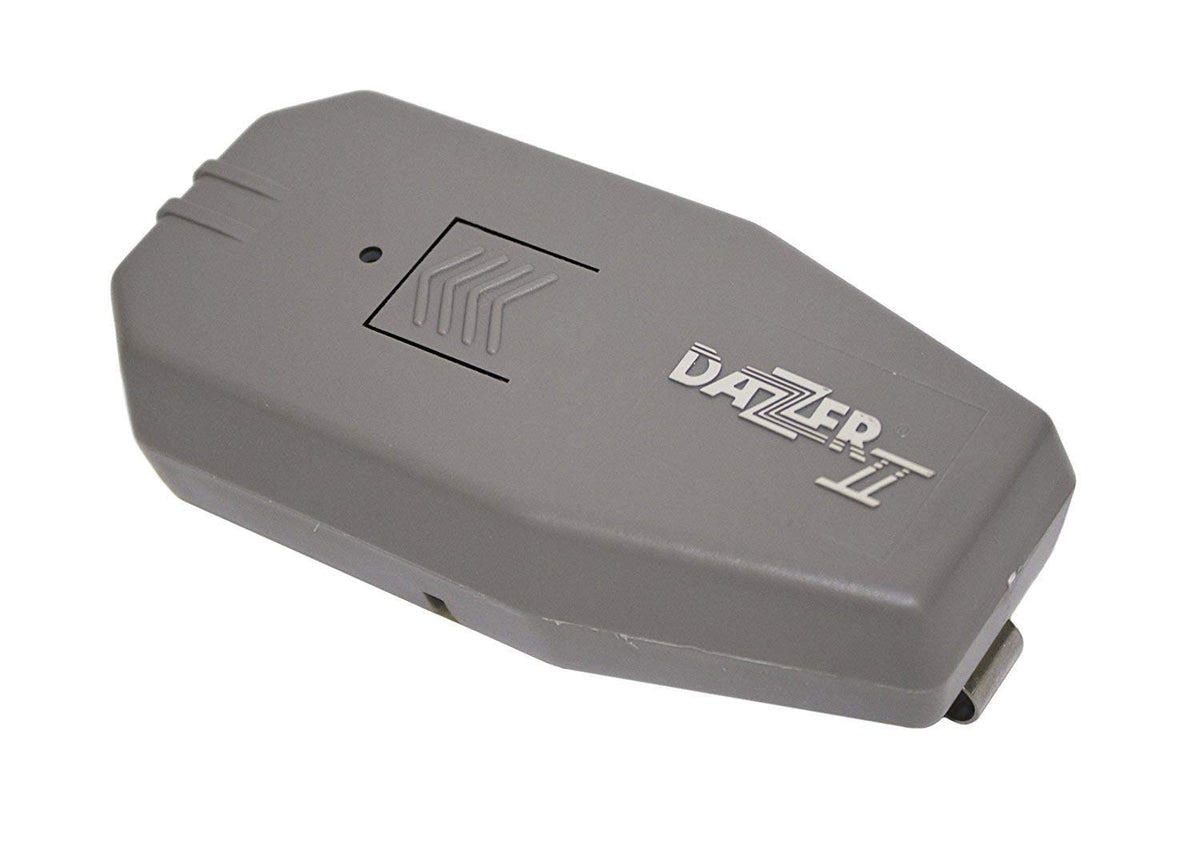 Dazzer Dog Dazer II ultrasonic deterrent device ready for use on walks